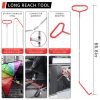 24 stainless steel long distance car emergency key hook red warped roadside emergency kit Car trim removal kit