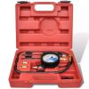 Automotive Diesel Gas Engine Cylinder Compression Leakdown Tester Gauge Tool Kit