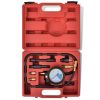 Automotive Diesel Gas Engine Cylinder Compression Leakdown Tester Gauge Tool Kit