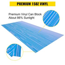 VEVOR RV Awning 18' Camper Awning Fabric, Trailer Awning Canopy Patio Camping Car Awning, Durable 15oz Vinyl Roller Tube for RV, Van, SUV