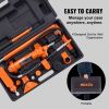 VEVOR 4 Ton/8800 LBS Porta Power, Portable Hydraulic Ram with 3.9 ft/1.2 m Oil Hose, Auto Body Frame Repair Kit with Storage Case for Car Repair