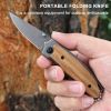 Tactical Knife, Convenient For Daily Carrying, Hunting, Camping, Survival, Men's Gift, Self-Defense Folding Knife