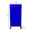 4 DRAWERS MULTIFUNCTIONAL TOOL CART WITH WHEELS-BLUE