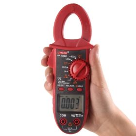 Digital Clamp Meter TRMS 6000 Counts, Clamp Multimeter AC/DC Voltage Clamp Meter 600A AC/DC Current Meter Auto-ranging Measures Resistance