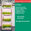 Home Garden Led Hydroponics System 4 Layers 56 Plant Sites Vegetable Planter for Strawberry/Lettuce/Pepper etc