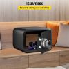 VEVOR Safe Box, 1 Cubic Foot Money Safe with Fingerprint Lock and Key Lock, Alloy Steel Home Safes with 2 Keys, Wall-Mounted Security Safe for Cash