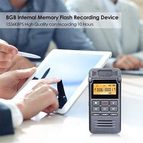 SK-999 8GB Noise Reduction High-Definition Digital Audio Voice Recorder Dictaphone Telephone Recording With LCD Display MP3 Player