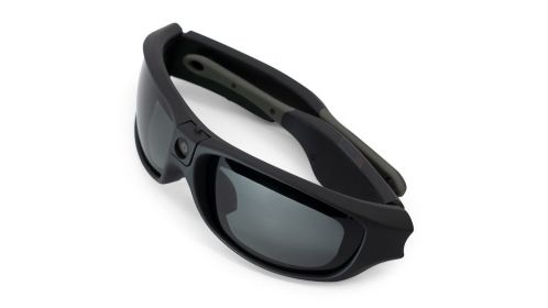 Video Audio Recording Sports Sunglasses w/ High Definition Optics