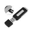 U02 Portable Voice Recorder Pen U-Disk Audio Recorder USB Multi-Function Business Conference Classroom Portable Mini Recorder 4GB