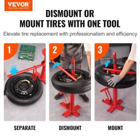 VEVOR Manual Tire Changer, Portable Hand Bead Breaker Mounting Tool for 203 - 406 mm Tires, Compatible with Car Truck Trailer