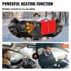 VEVOR Diesel Air Heater, 5KW 12V Parking Heater, Mini Truck Heater, Single Outlet Hole, with Black LCD, Remote Control, Fast Heating Diesel Heater