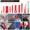 24 stainless steel long distance car emergency key hook red warped roadside emergency kit Car trim removal kit