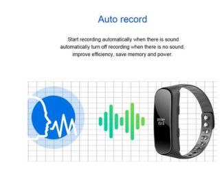 CS6 Voice Recorder 8GB Micro Dictaphone Audio Mini Sound Professional Digital Activated Watch Bracelet MP3