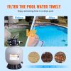 VEVOR Sand Filter, 19-inch, Up to 45 GPM Flow Rate, Above Inground Swimming Pool Sand Filter System with 7-Way Multi-Port Valve, Filter, Backwash