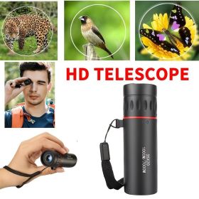 30x25 Monocular Telescope For Travel Hunting Waterproof 10X Scope; Mini Portable Zoom Scope