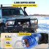 VEVOR Truck Winch 18000lbs Electric Winch Cable Steel 12V Power Winch with Wireless Remote Control and Powerful Motor for UTV ATV