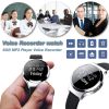 CS8 Micro Mini Recording Pen Professional HD Noise Reduction Remote Wristband Watch Recorder Voice Control Evidence Collector built in 16GB