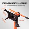 VEVOR Engine Stand, 750 lbs (3/8 Ton) Rotating Engine Motor Stand with 360 Degree Adjustable Head, Cast Iron Motor Hoist Dolly, 4-Caster