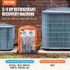 VEVOR Portable 3/4 HP Refrigerant Recovery Machine - AC Recovery Machine with High Pressure Protection 120V 60Hz Recovery Machine HVAC for Vapor Liqui