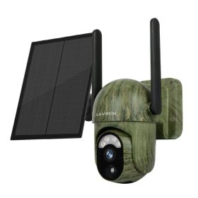 Camouflage 4G Solar Camera With Low Power Consumption And High-definition Full Color (Option: 6W-US)