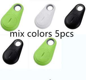 Water Drop Bluetooth-compatible Anti Lost Object Finder (Option: mix colors 5pcs)