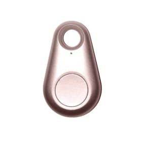 Water Drop Bluetooth-compatible Anti Lost Object Finder (Option: 1PC Rose gold)