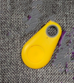 Water Drop Bluetooth-compatible Anti Lost Object Finder (Option: 1PC Yellow)