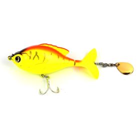 Fish Floating Pencil Propeller Tractor Luya Bait Simulation Hard Bait Wholesale (Option: 08color OPP bag-Small goldfish)