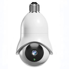 Dual Band Outdoor Night Vision High-definition Light Bulb Monitoring Wireless (Option: 100W720P 128G Memory Card-1MP-Smart Night Vision)