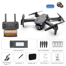 Drone with Camera 4K HD , RC Quadcopter Helicopter for Kids and Adults (Color: Black)