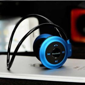 Flex Bluetooth Over the Ear Headphones (Color: Blue)