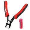 Electrician 6-inch Flush Pliers Wire Stripping Cable Tool Multifunctional Wire Cutters W/ TPR Handle