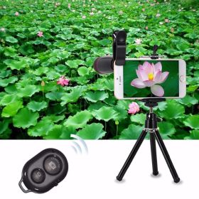 11 in 1 Smartphone Camera Lens Kit (Color: Black)