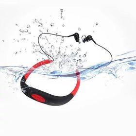 Aqua Tunes Bluetooth Waterproof Sports Headphones (Color: Black)