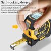 3 In 1 Laser Tape Measure Rangefinder 5m Tape Ruler Infrared High-precision Intelligent Electronic Ruler Building Distance Meter