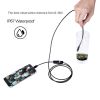 Mini Endoscope Camera Waterproof IP67 Adjustable Soft Hard Wire 6 LEDS 7mm Automotive Endoscope Camera For Android USB Phone PC (Not Supporting IOS Ap