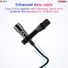 5 Core Professional Omnidirectional Lavalier Microphone 3.5mm Clip-On Lapel Mic for Smartphone DSLR Camera PC Interview Video Camcorders Audio Recorde