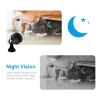 Compact Indoor Plug-in Smart Security Camera ; includes 64G SD Card; 1080HD Video Night Vision; Motion Detection For Pets