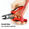 Electrician 6-inch Flush Pliers Wire Stripping Cable Tool Multifunctional Wire Cutters W/ TPR Handle