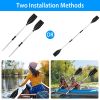 2Pcs Kayak Paddles Aluminum Alloy Detachable Canoe Paddle Boat Oars for Kayaking Boating Oar Fishing