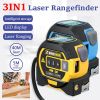 3 In 1 Laser Rangefinder LCD Display Distance Meter Infrared High-precision Intelligent Electronic Ruler Area Volumes Surveying