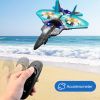 4DRC V17 Remote Control Plane RC Airplanes 2.4GHz 6CH EPP RC Plane 4 Motor RC Aircraft Toys for Adult Kids with Function Gravity Sensing Stunt Roll Co