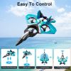 4DRC V17 Remote Control Plane RC Airplanes 2.4GHz 6CH EPP RC Plane 4 Motor RC Aircraft Toys for Adult Kids with Function Gravity Sensing Stunt Roll Co