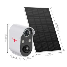 Wireless Network Security Monitoring Camera (Option: M6 With Solar Energy Panel-Wifi-2 Million)